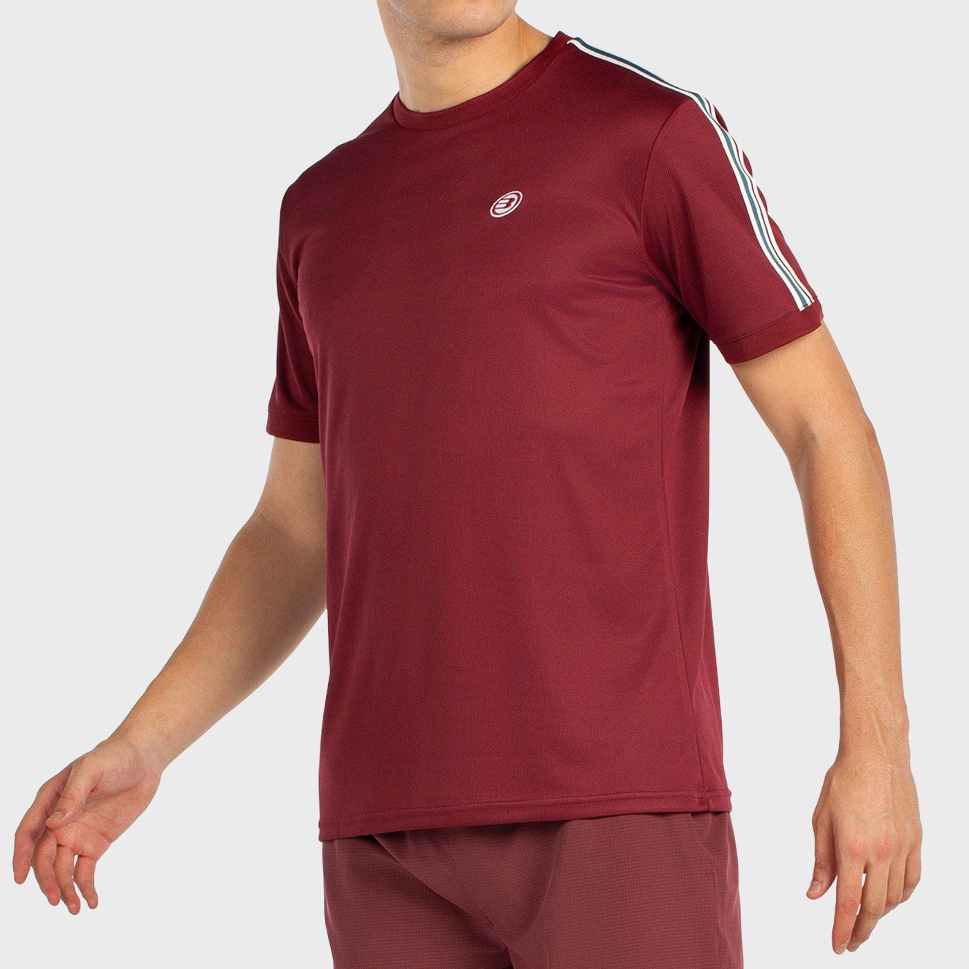 tienda de padel Madrid, tienda de padel online, tienda de padel españa, tienda de padel en linea, CAMISETA BULLPADEL ALDER VINO 