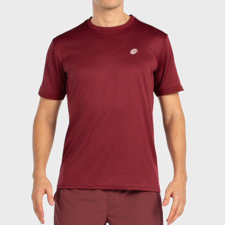 tienda de padel Madrid, tienda de padel online, tienda de padel españa, tienda de padel en linea, CAMISETA BULLPADEL ALDER VINO 
