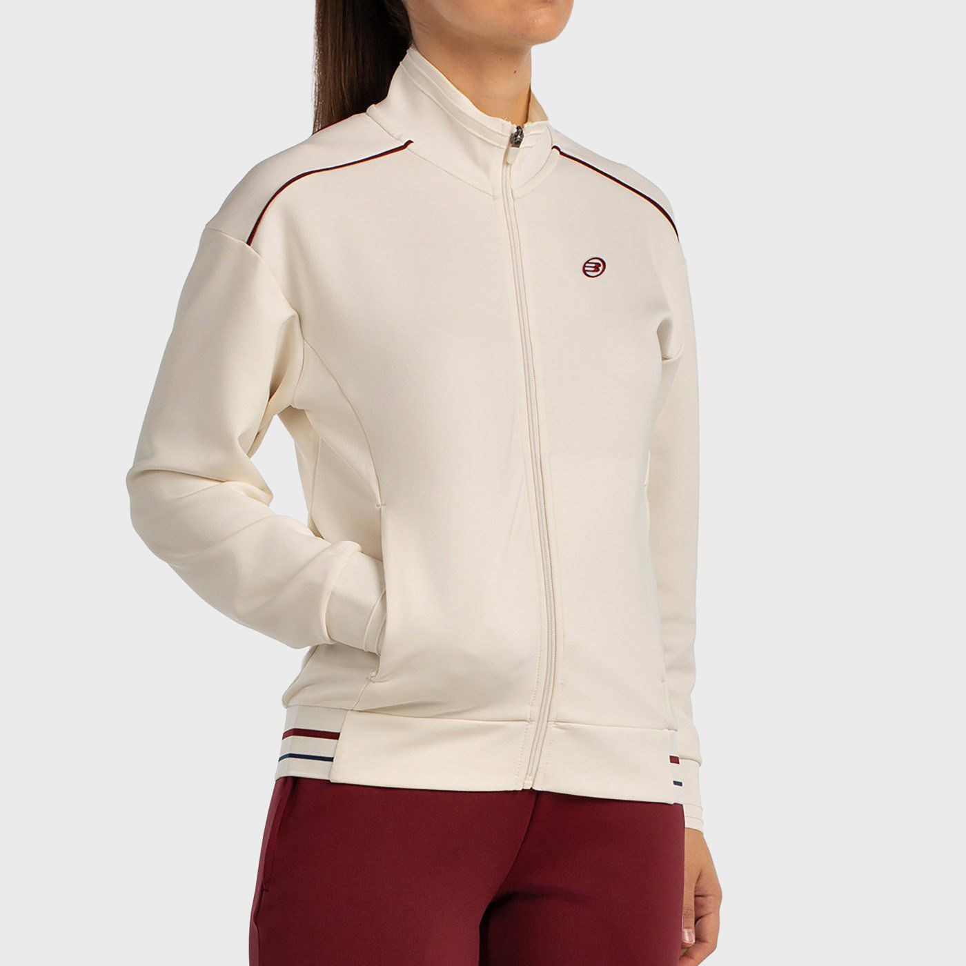 tienda de padel Madrid, tienda de padel online, tienda de padel españa, tienda de padel en linea, SUDADERA BULLPADEL ALSA CRUDO