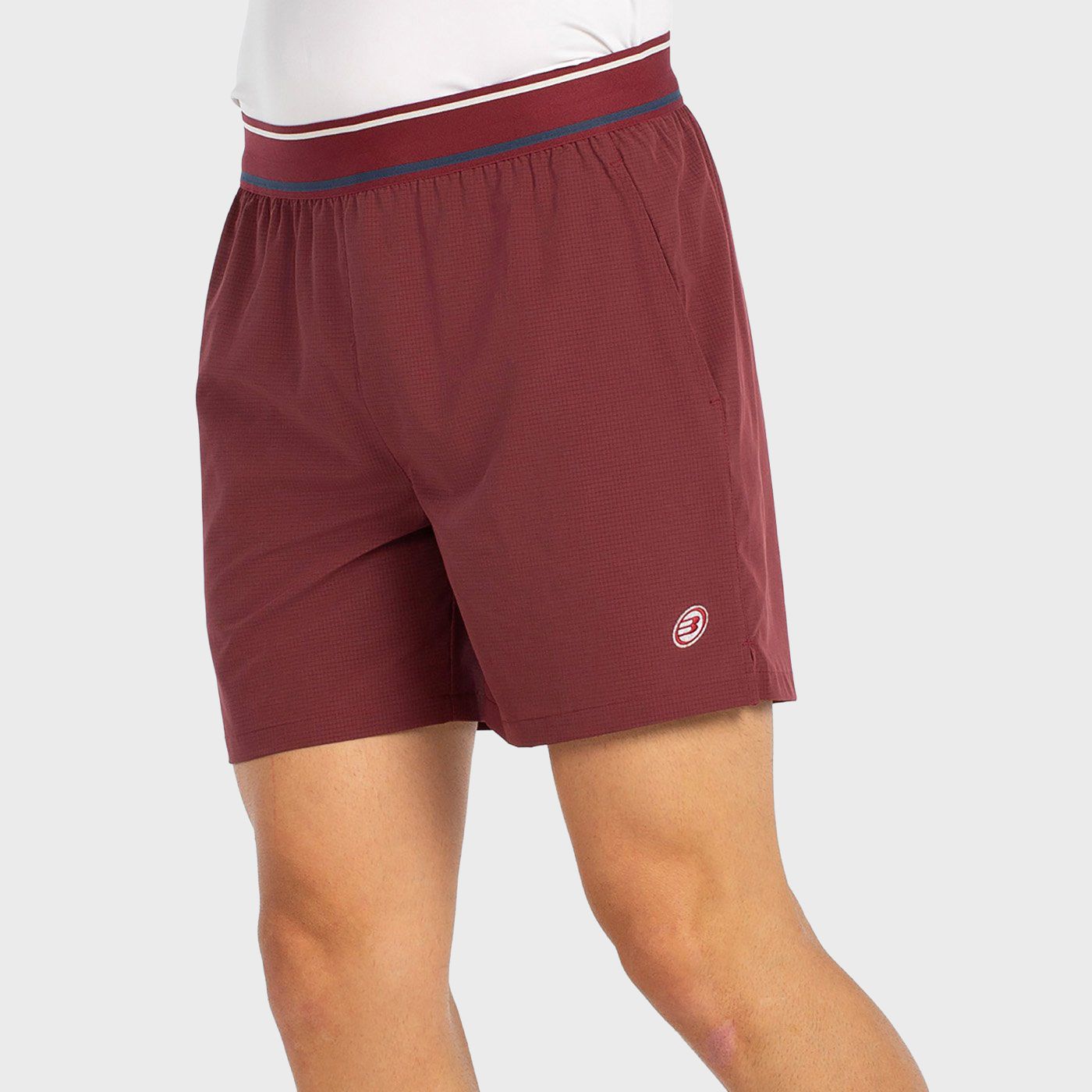 tienda de padel Madrid, tienda de padel online, tienda de padel españa, tienda de padel en linea, SHORT BULLPADEL ALU VINO BURDE