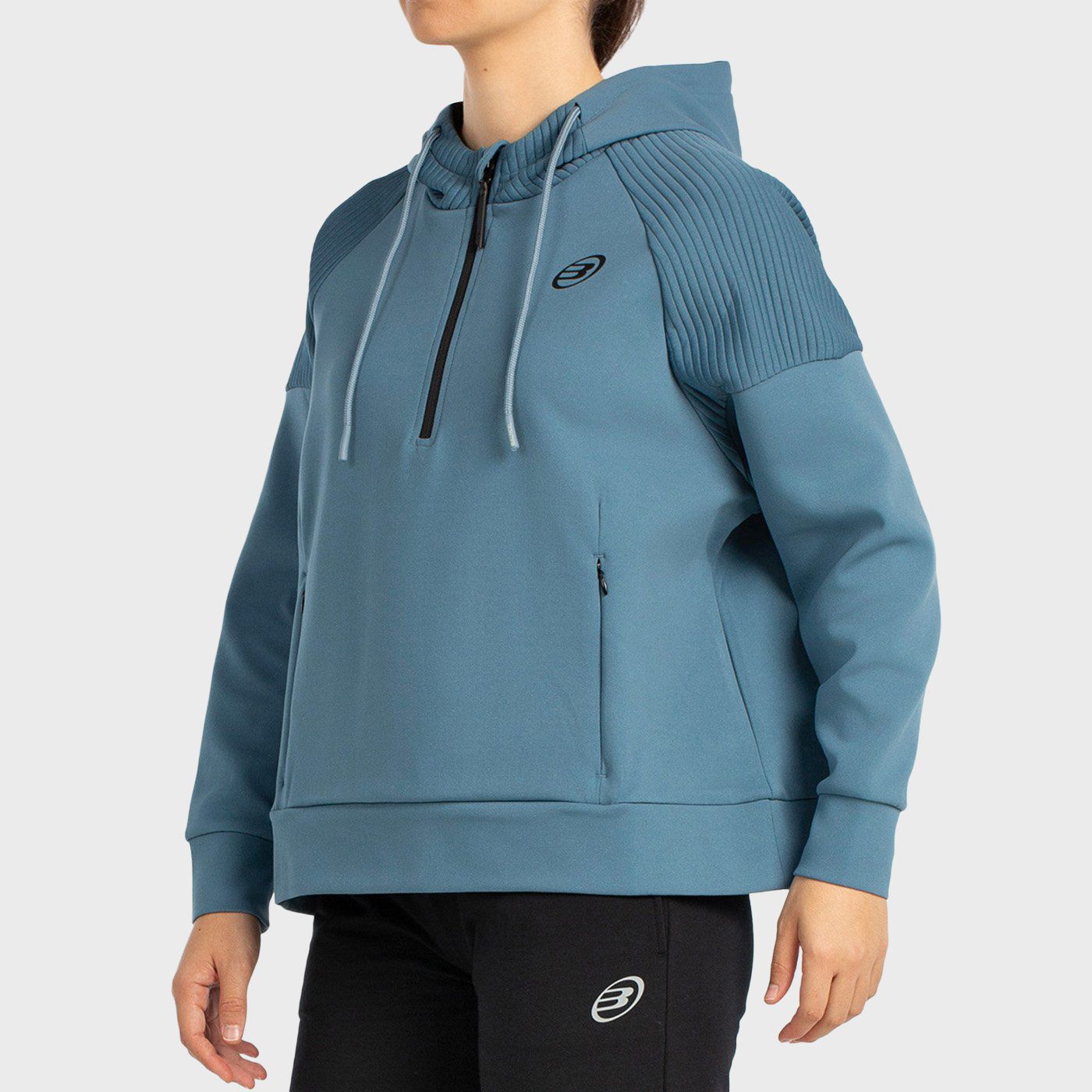 SWEAT-SHIRT BLEU VERT BULLPADEL BATEO