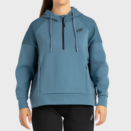 SWEAT-SHIRT BLEU VERT BULLPADEL BATEO