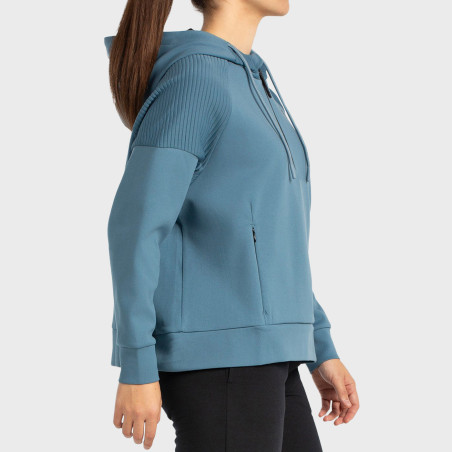 SWEAT-SHIRT BLEU VERT BULLPADEL BATEO