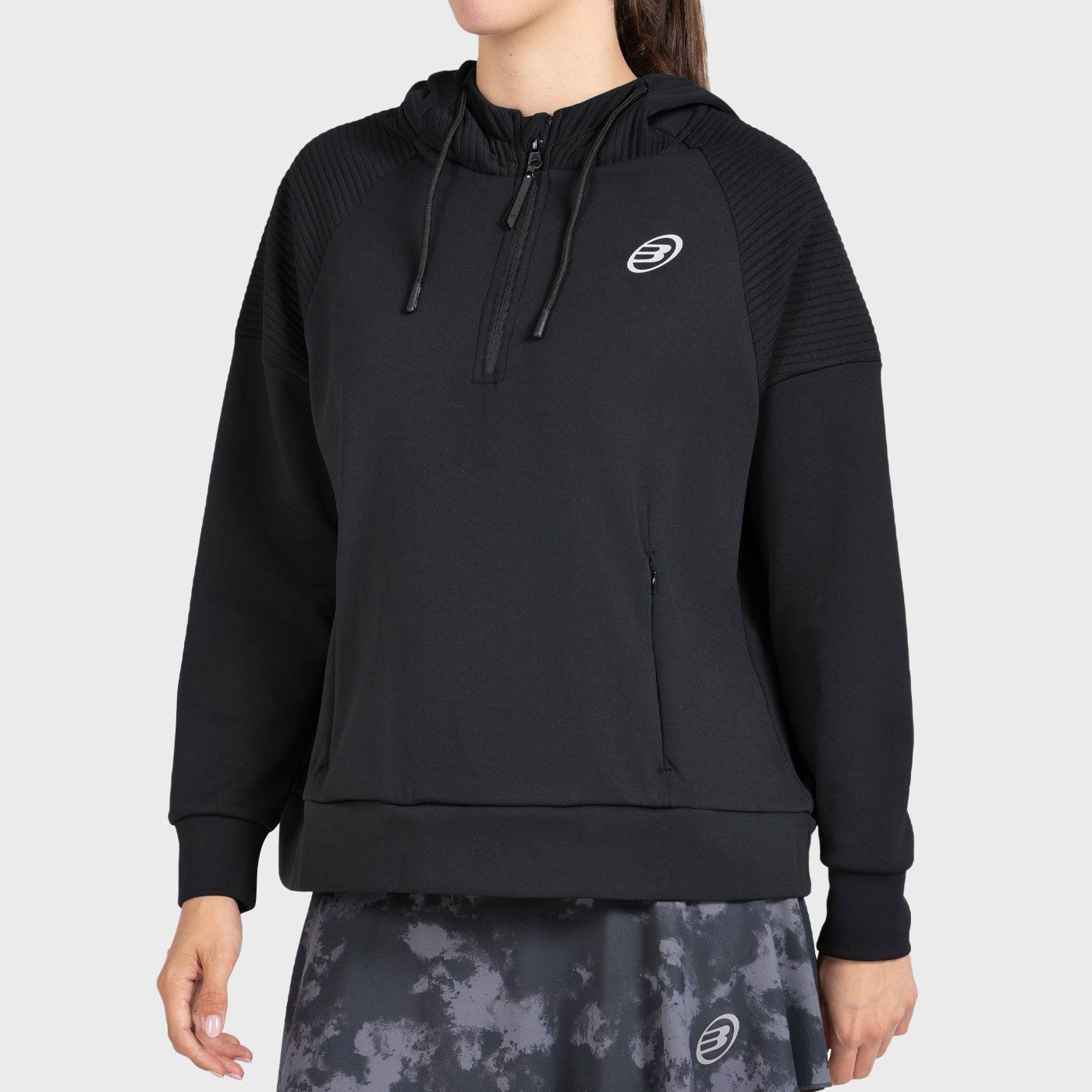 SWEAT-SHIRT BULLPADEL BATEO NOIR