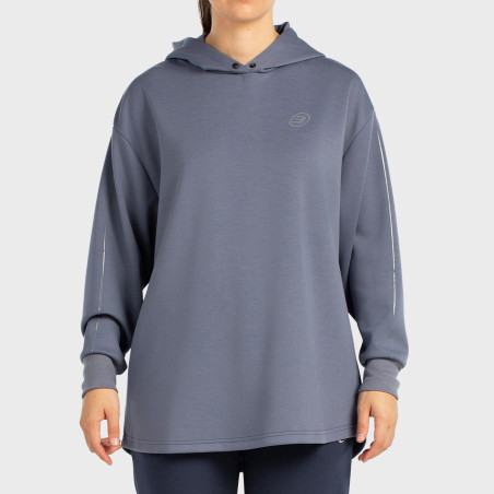 SWEAT-SHIRT BULLPADEL BATIR BLEU DÉLAVÉ