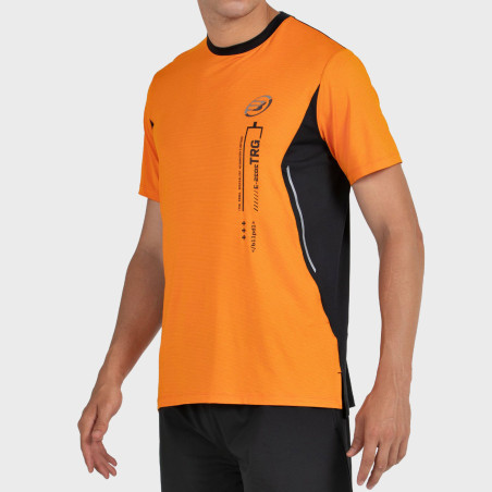 BULLPADEL BECERRE ORANGE T-SHIRT TWO-TONE FABRIC