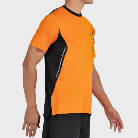 BULLPADEL BECERRE ORANGE T-SHIRT TWO-TONE FABRIC