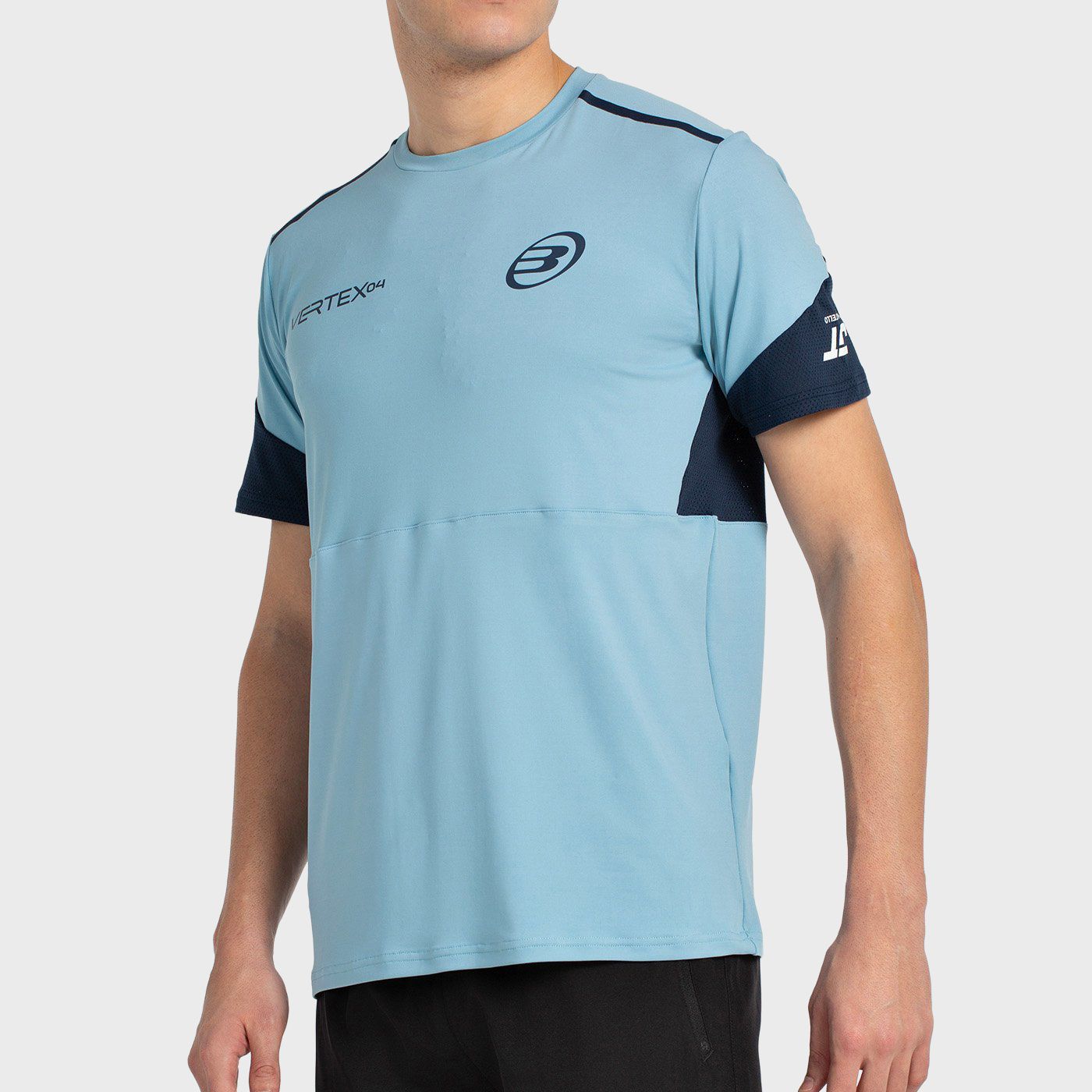 T-SHIRT BULLPADEL TELLO 25I BLEU VERT