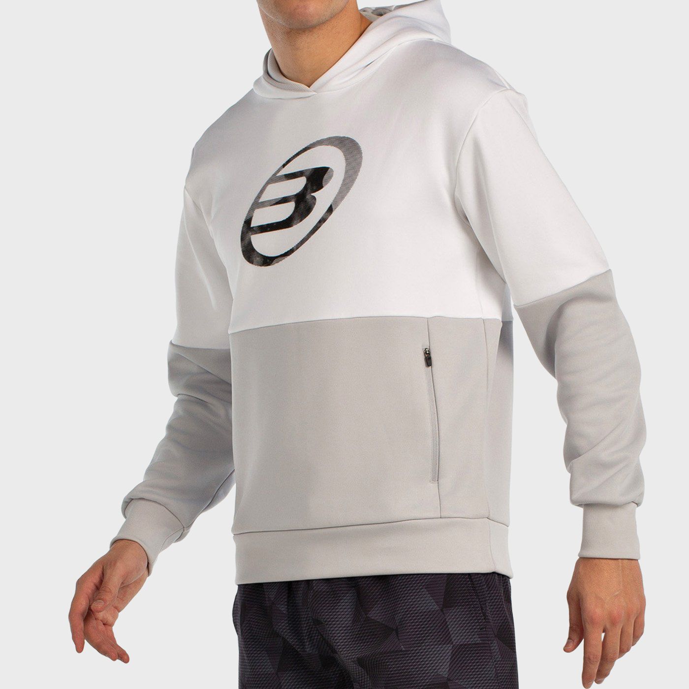 tienda de padel Madrid, tienda de padel online, tienda de padel españa, tienda de padel en linea, SUDADERA BULLPADEL BOYAL BLANC