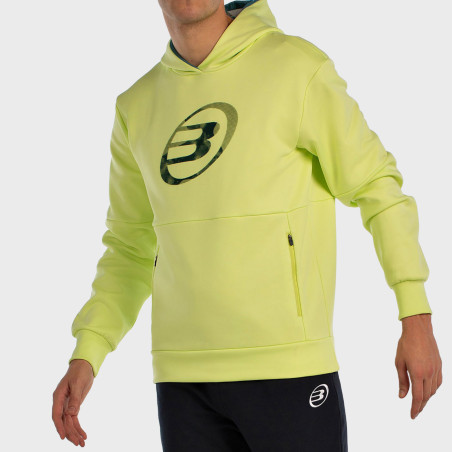 tienda de padel Madrid, tienda de padel online, tienda de padel españa, tienda de padel en linea, SUDADERA BULLPADEL BOYAL LIMON