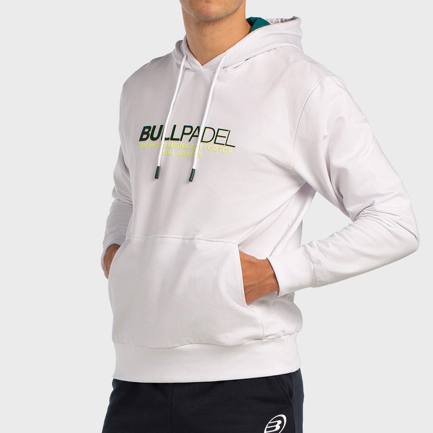 tienda de padel Madrid, tienda de padel online, tienda de padel españa, tienda de padel en linea, SUDADERA BULLPADEL BOYEN BLANC