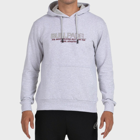 tienda de padel Madrid, tienda de padel online, tienda de padel españa, tienda de padel en linea, SUDADERA BULLPADEL BOYEN GRIS 