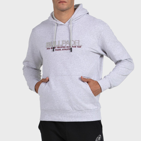 FELPA BULLPADEL BOYEN GRIGIO CHIARO VIGORE