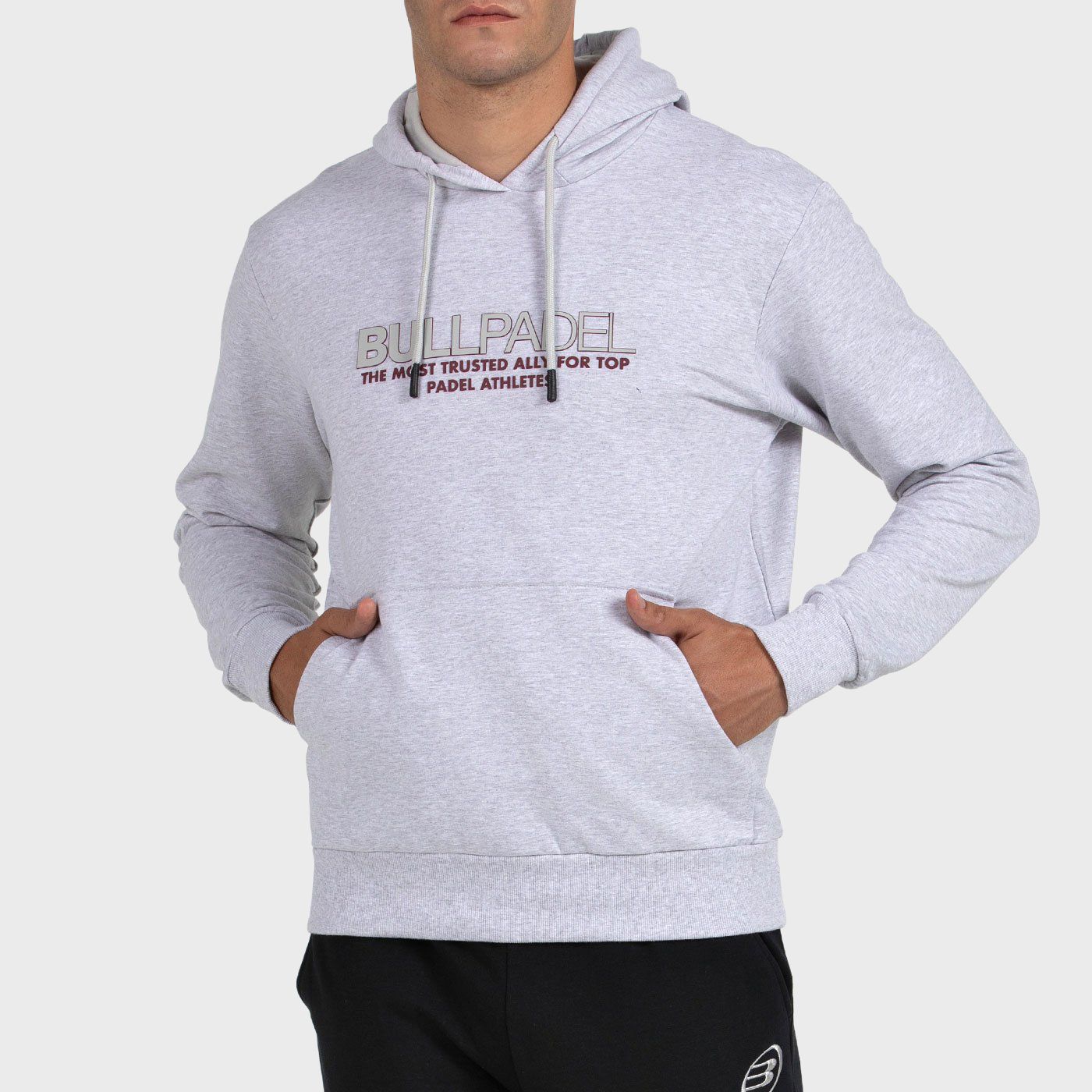 FELPA BULLPADEL BOYEN GRIGIO CHIARO VIGORE