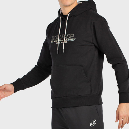 tienda de padel Madrid, tienda de padel online, tienda de padel españa, tienda de padel en linea, SUDADERA BULLPADEL BOYEN NEGRO