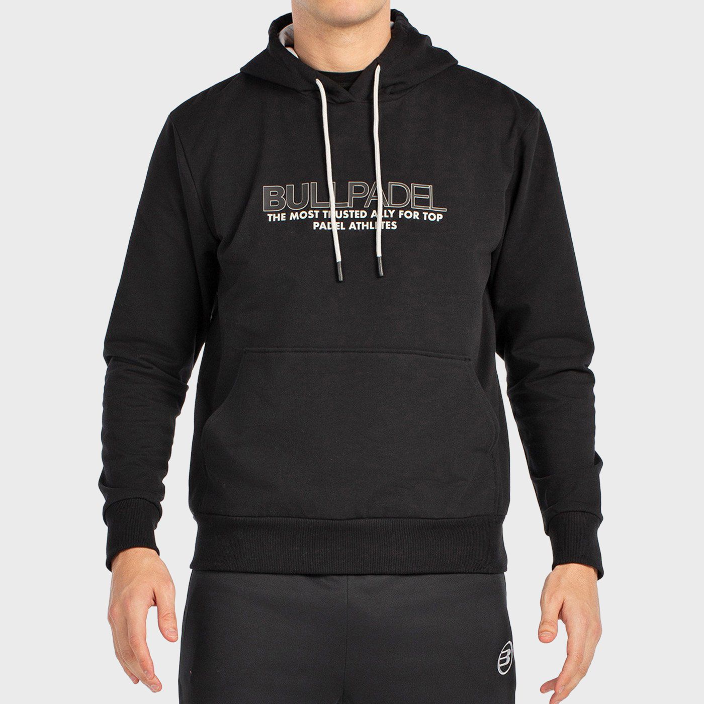 tienda de padel Madrid, tienda de padel online, tienda de padel españa, tienda de padel en linea, SUDADERA BULLPADEL BOYEN NEGRO