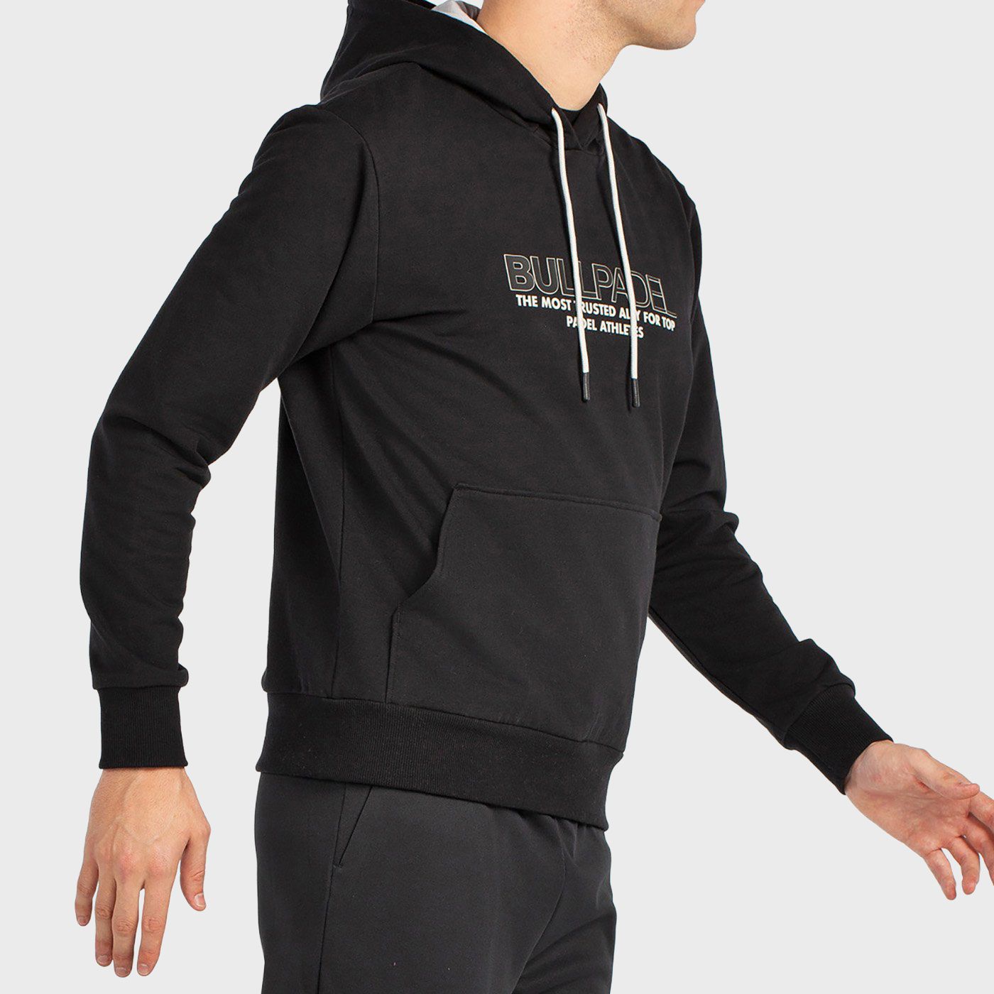 tienda de padel Madrid, tienda de padel online, tienda de padel españa, tienda de padel en linea, SUDADERA BULLPADEL BOYEN NEGRO
