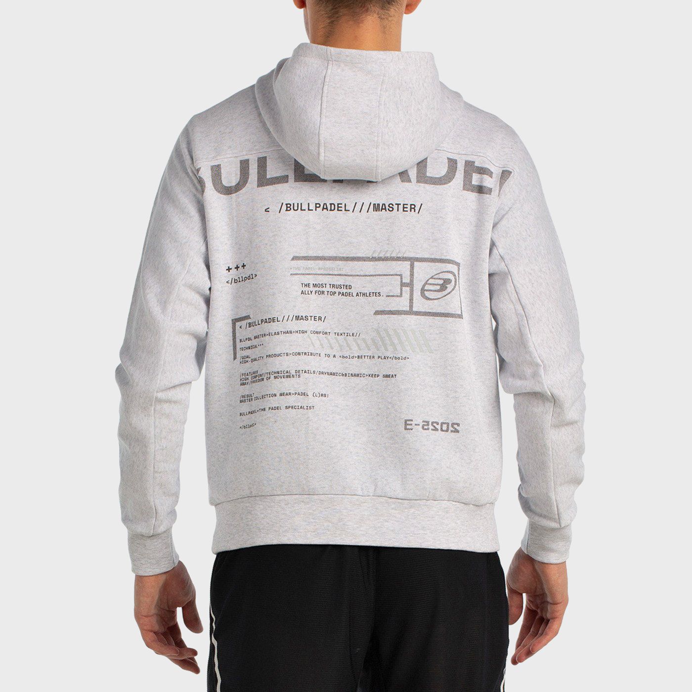 SWEAT-SHIRT BULLPADEL BREAS GRIS CLAIR VIGORE
