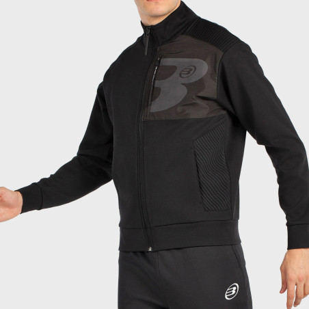 tienda de padel Madrid, tienda de padel online, tienda de padel españa, tienda de padel en linea, SUDADERA BULLPADEL BREEN NEGRO