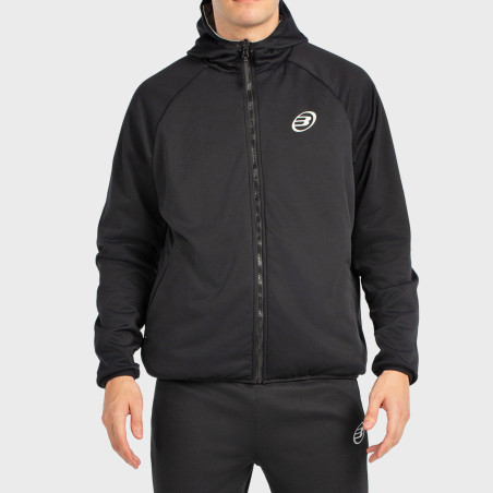 tienda de padel Madrid, tienda de padel online, tienda de padel españa, tienda de padel en linea, CHAQUETA BULLPADEL BUCES NEGRO