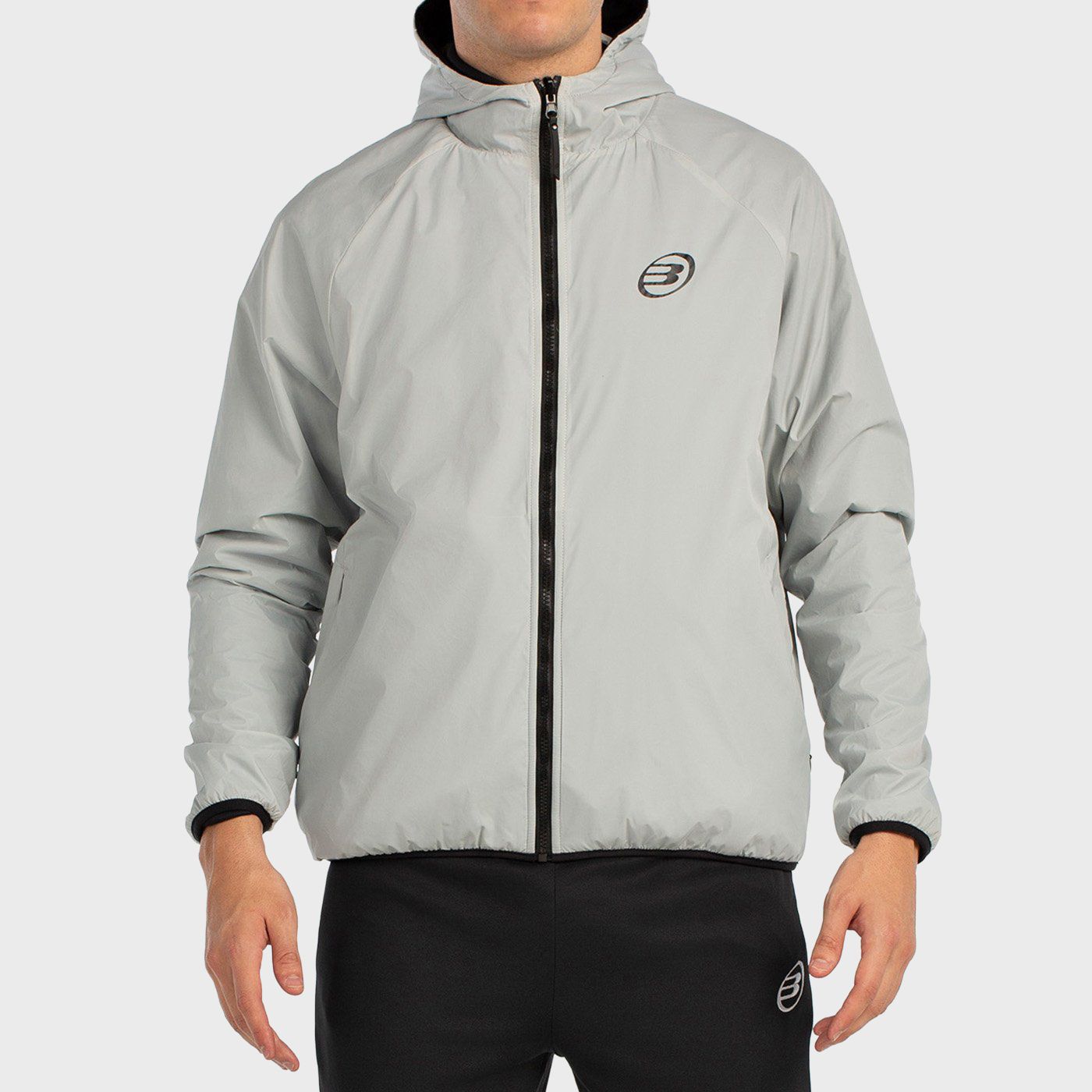 tienda de padel Madrid, tienda de padel online, tienda de padel españa, tienda de padel en linea, CHAQUETA BULLPADEL BUCES NEGRO