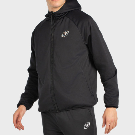 tienda de padel Madrid, tienda de padel online, tienda de padel españa, tienda de padel en linea, CHAQUETA BULLPADEL BUCES NEGRO