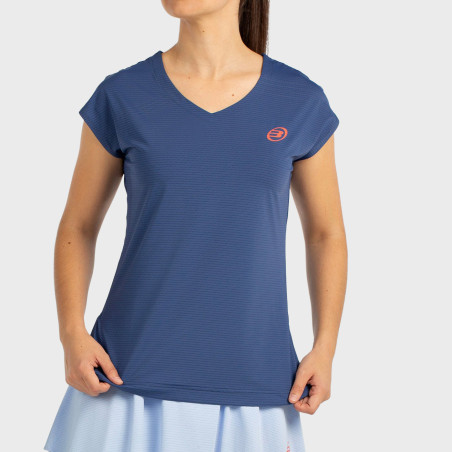 tienda de padel Madrid, tienda de padel online, tienda de padel españa, tienda de padel en linea, CAMISETA BULLPADEL COVELO AZUL