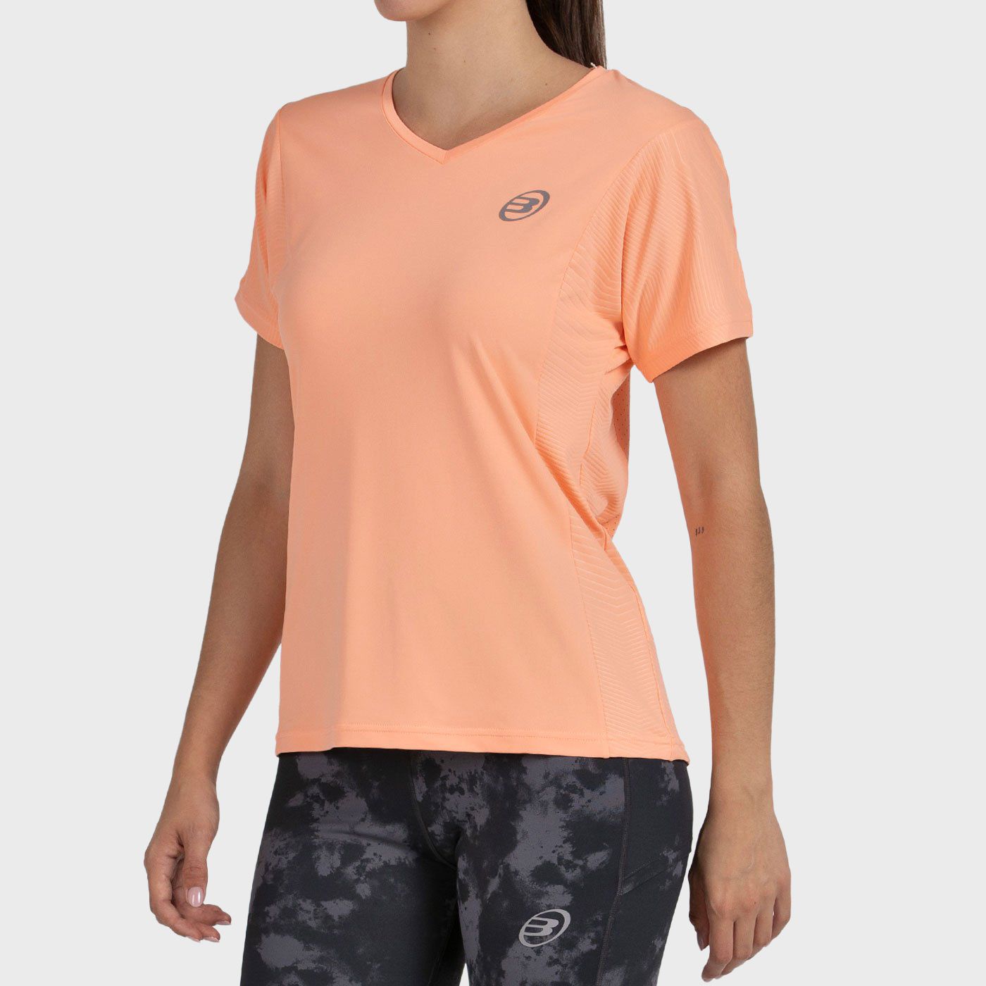 T-SHIRT BULLPADEL ECHES ABRICOT