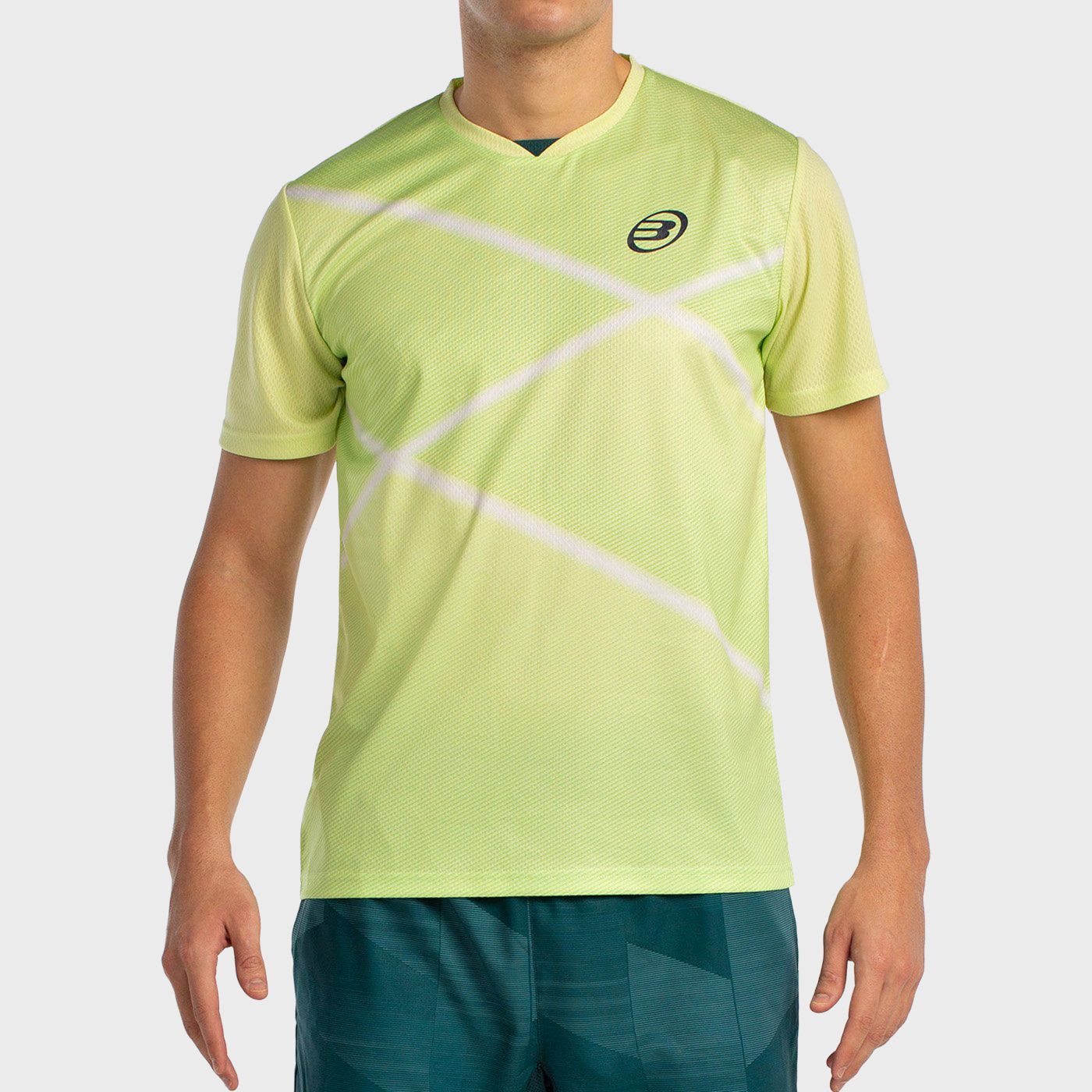 tienda de padel Madrid, tienda de padel online, tienda de padel españa, tienda de padel en linea, CAMISETA BULLPADEL LADRA LIMON