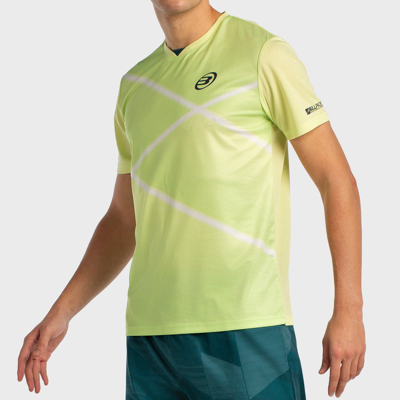 tienda de padel Madrid, tienda de padel online, tienda de padel españa, tienda de padel en linea, CAMISETA BULLPADEL LADRA LIMON