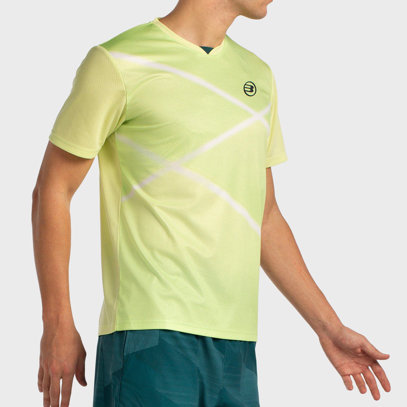 T-SHIRT BULLPADEL LADRA CITRON