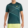CAMISETA BULLPADEL LADRA VERDE OSCURO
