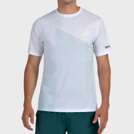 T-SHIRT BULLPADEL LAGAR BLANC