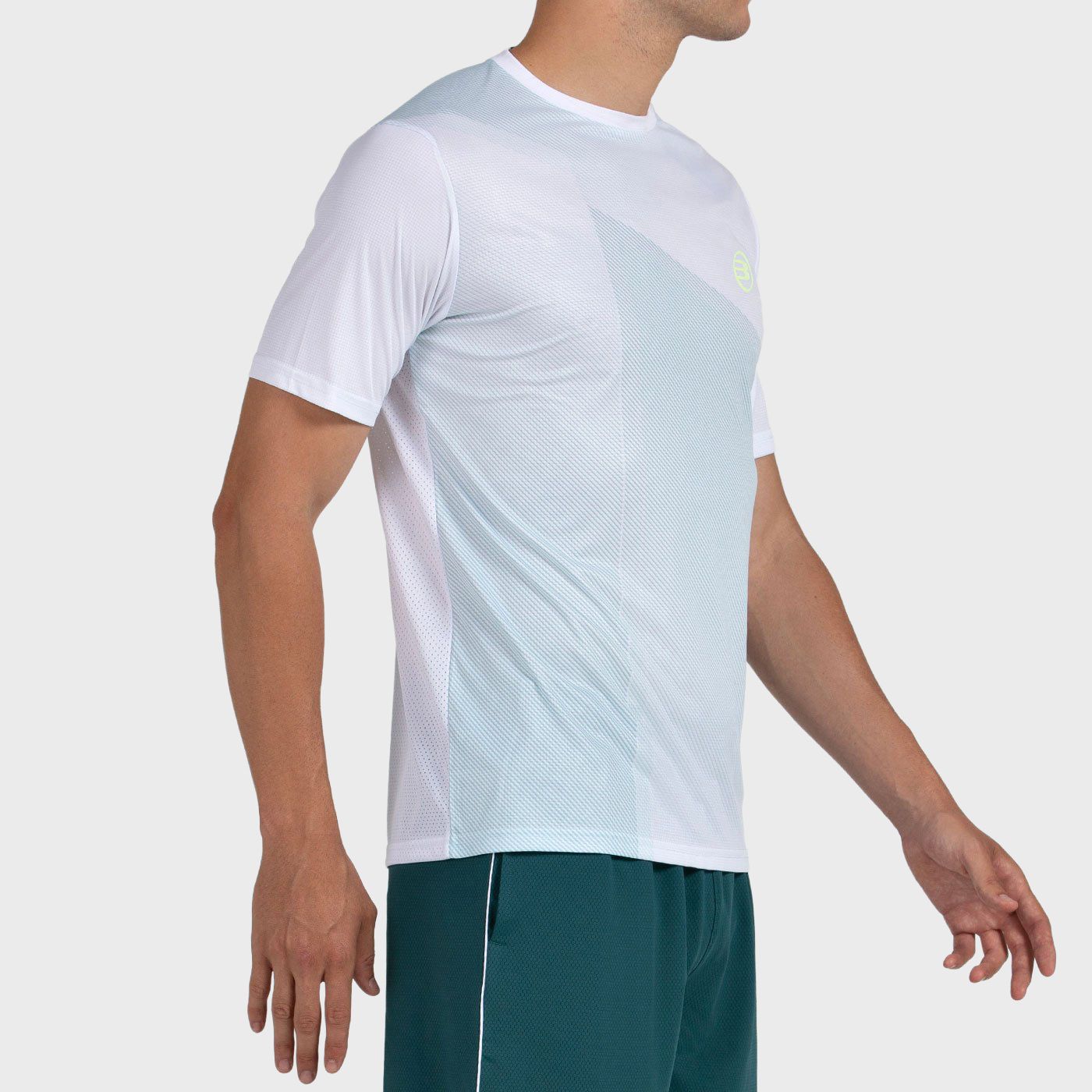 T-SHIRT BULLPADEL LAGAR BLANC