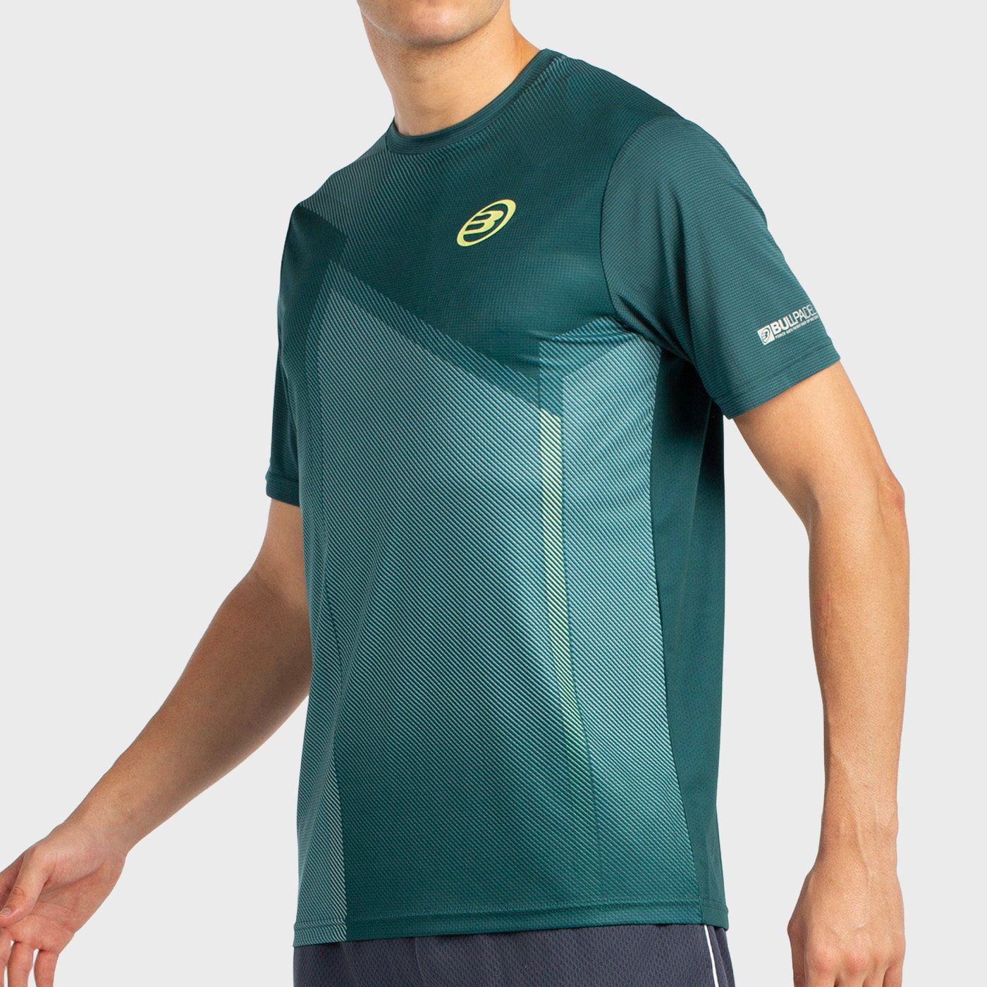T-SHIRT BULLPADEL LAGAR VERT FONCÉ