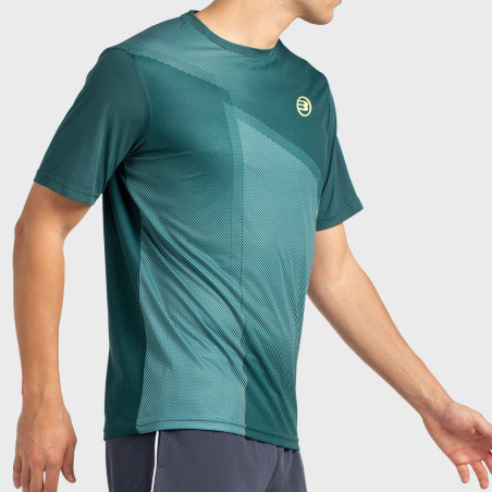 T-SHIRT BULLPADEL LAGAR VERT FONCÉ