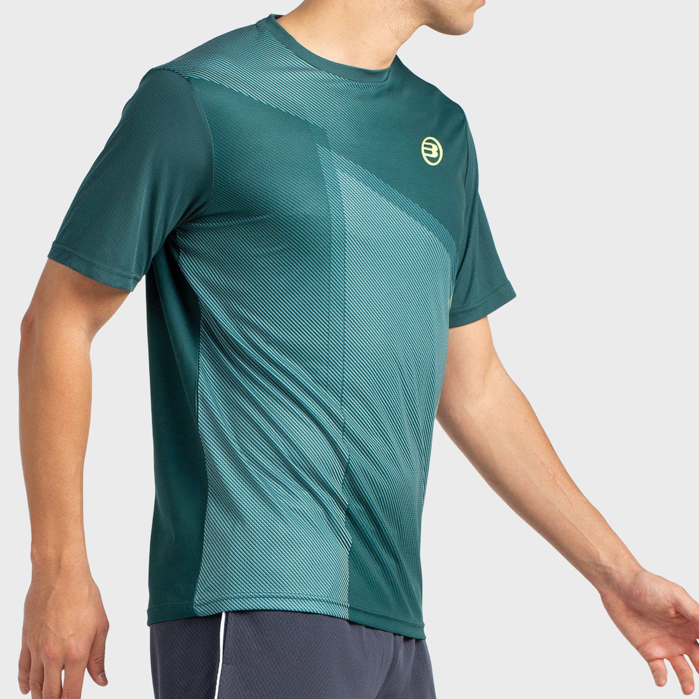 T-SHIRT BULLPADEL LAGAR VERT FONCÉ