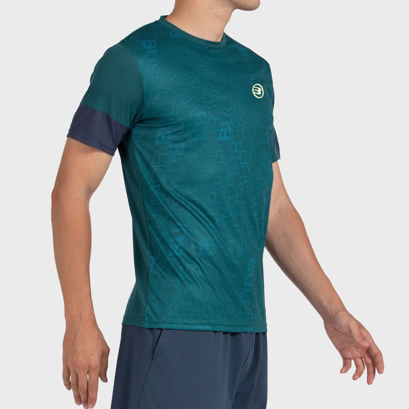 tienda de padel Madrid, tienda de padel online, tienda de padel españa, tienda de padel en linea, CAMISETA BULLPADEL LEIDO VERDE