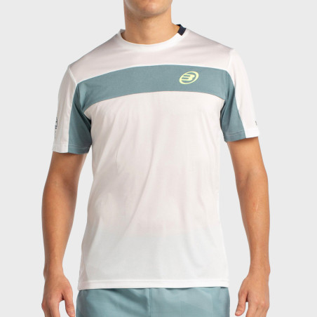 tienda de padel Madrid, tienda de padel online, tienda de padel españa, tienda de padel en linea, CAMISETA BULLPADEL LIBIO BLANC