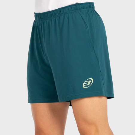tienda de padel Madrid, tienda de padel online, tienda de padel españa, tienda de padel en linea, SHORT BULLPADEL LIJAR VERDE OS