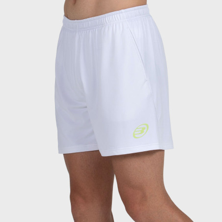 tienda de padel Madrid, tienda de padel online, tienda de padel españa, tienda de padel en linea, SHORT BULLPADEL LIJAR BLANCO