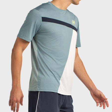 T-SHIRT BULLPADEL LLEGA BLEU VERT VIGORE