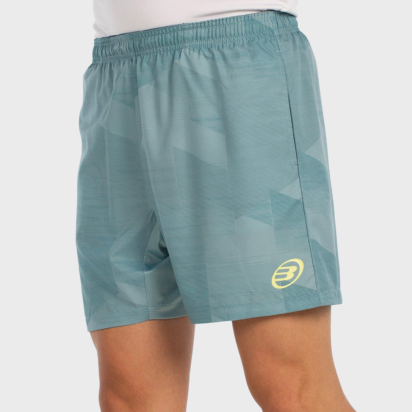 tienda de padel Madrid, tienda de padel online, tienda de padel españa, tienda de padel en linea, SHORT BULLPADEL LLENO VERDE AZ