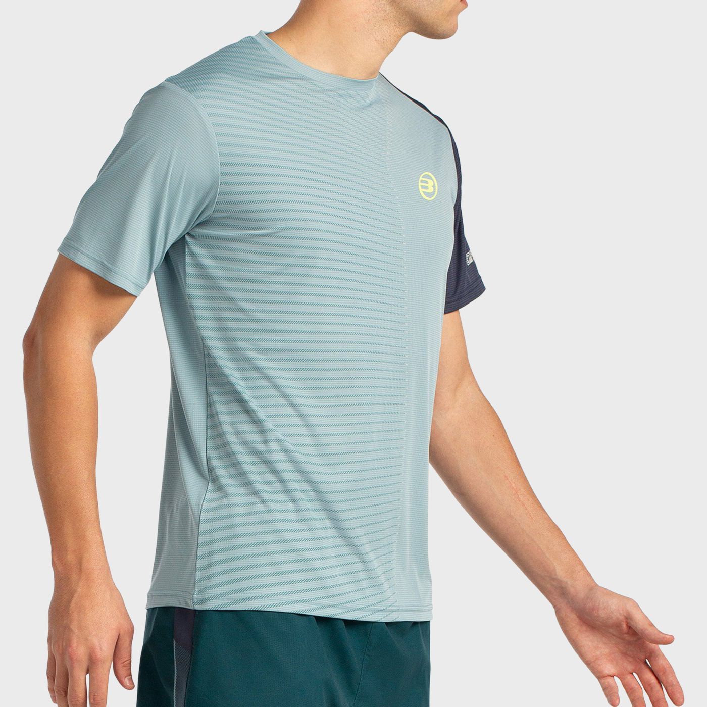 T-SHIRT BULLPADEL LLICO BLEU-VERT