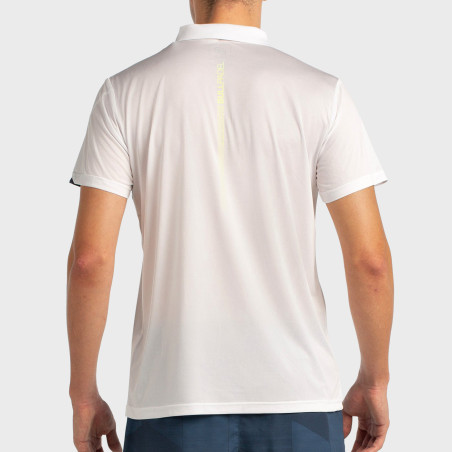 tienda de padel Madrid, tienda de padel online, tienda de padel españa, tienda de padel en linea, POLO BULLPADEL LUCIR BLANCO