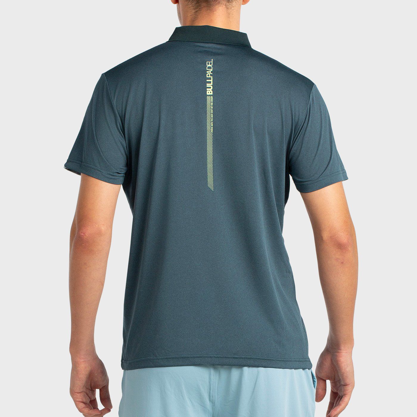 tienda de padel Madrid, tienda de padel online, tienda de padel españa, tienda de padel en linea, POLO BULLPADEL LUCIR VERDE OSC