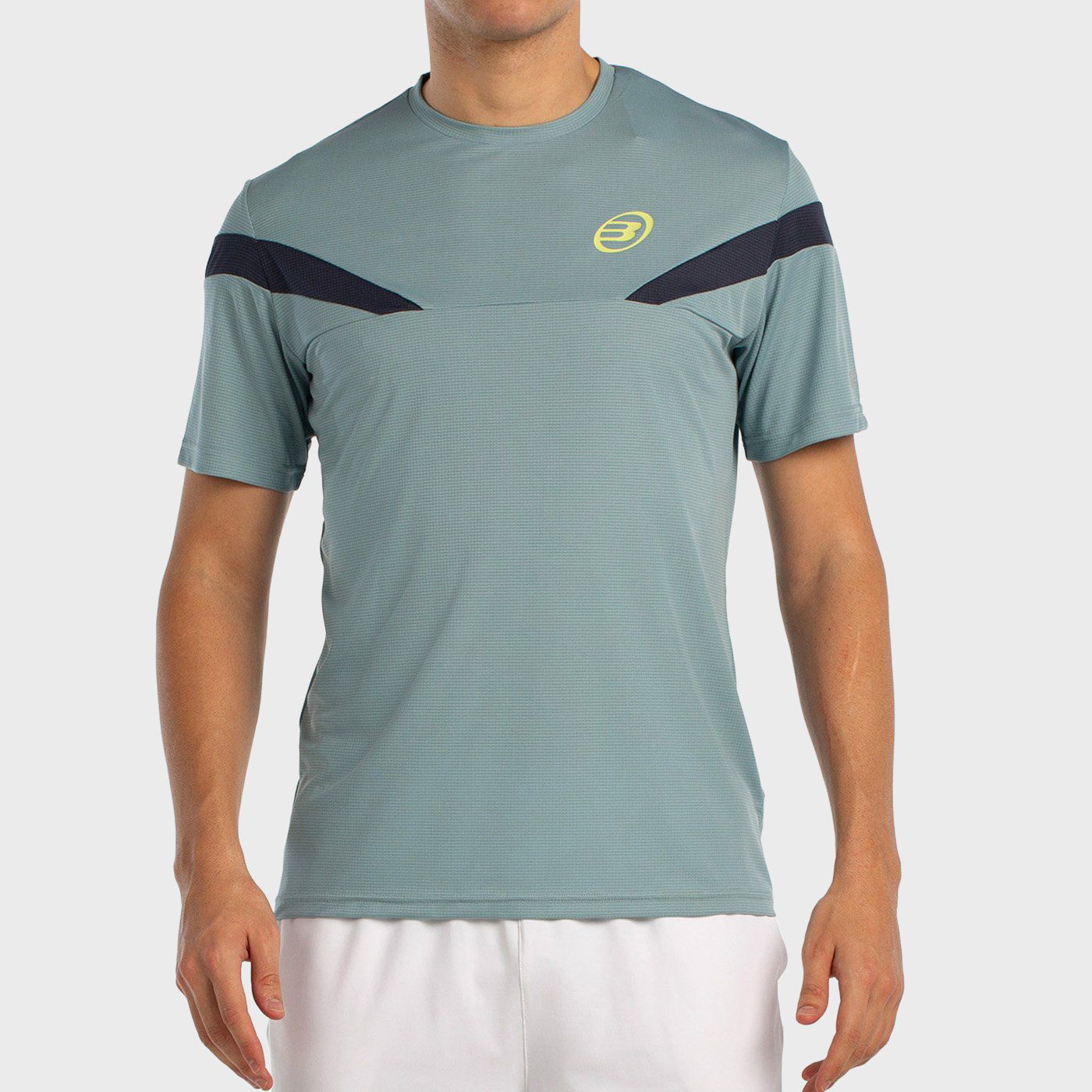 tienda de padel Madrid, tienda de padel online, tienda de padel españa, tienda de padel en linea, CAMISETA BULLPADEL LYN VERDE A