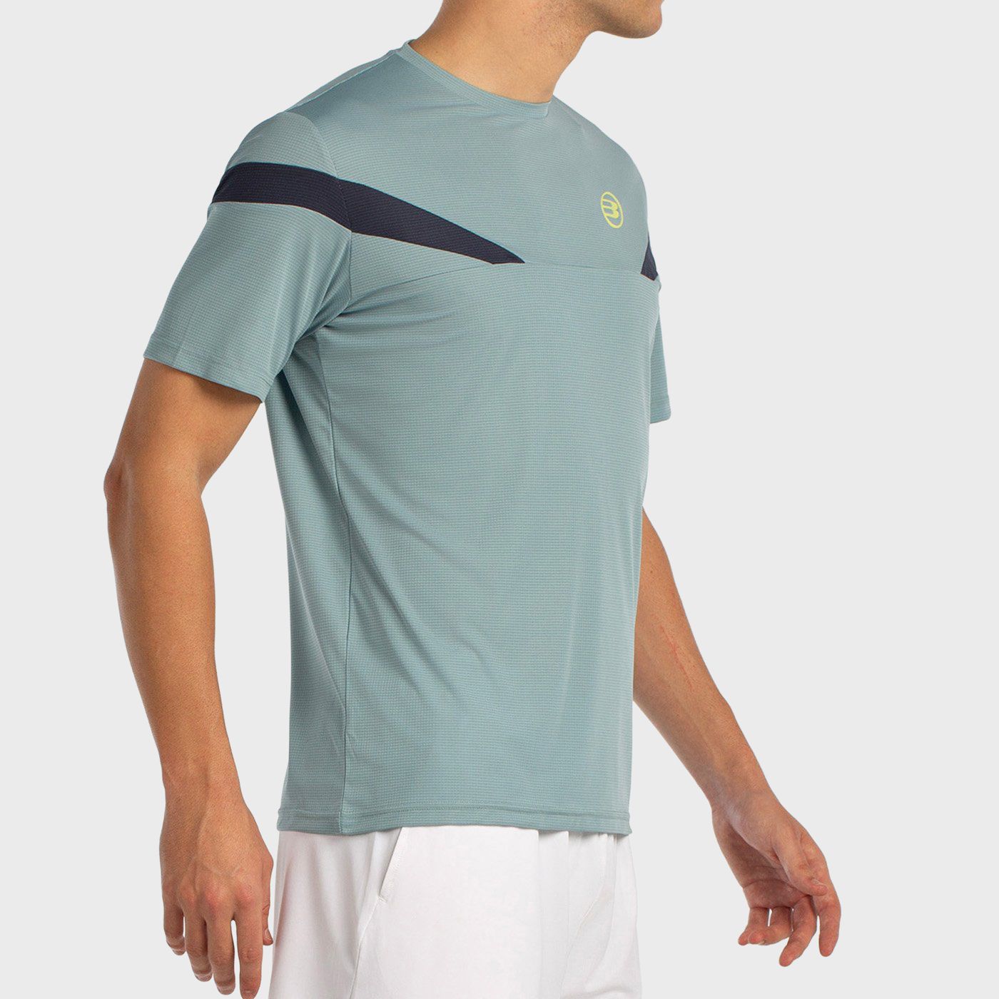 tienda de padel Madrid, tienda de padel online, tienda de padel españa, tienda de padel en linea, CAMISETA BULLPADEL LYN VERDE A
