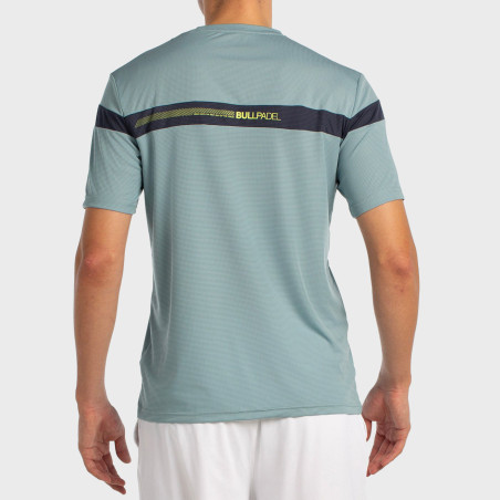tienda de padel Madrid, tienda de padel online, tienda de padel españa, tienda de padel en linea, CAMISETA BULLPADEL LYN VERDE A