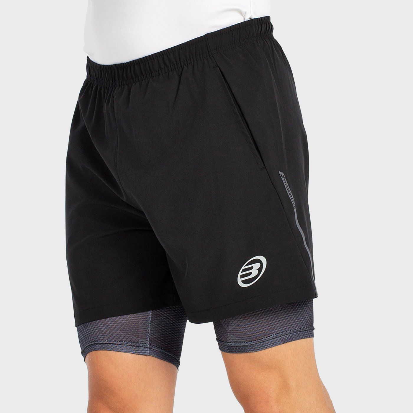 SHORTS BULLPADEL MANZAN NERO